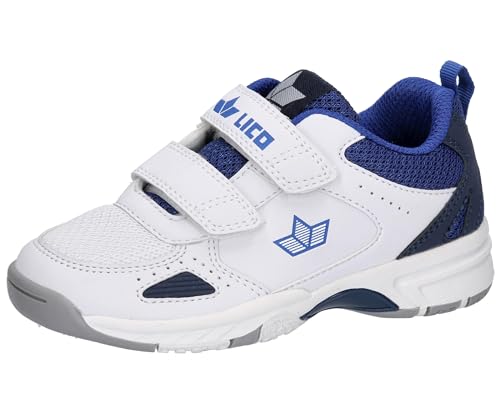 Lico Peyton V Hallenturnschuhe, Weiss/Blau, 33 EU von Lico