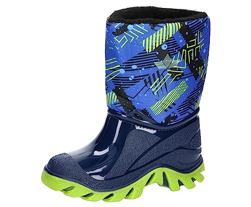 Lico Player Gummistiefel, Marine/Lemon, 25 EU von Lico