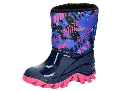 Lico Player Gummistiefel, Marine/Pink, 34 EU von Lico
