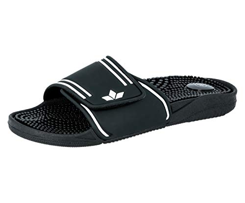 Lico POOL Unisex Erwachsene Badeschuhe, Schwarz/ Weiß, 40 EU von Lico