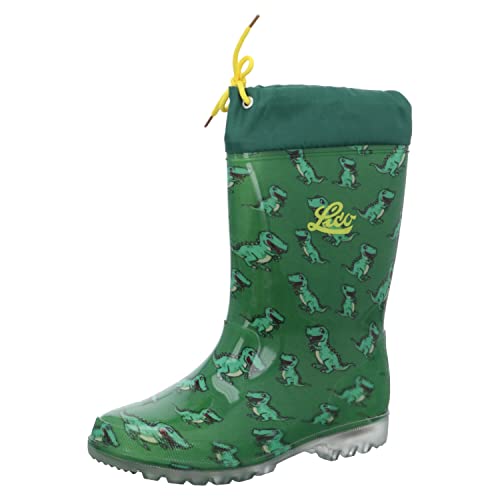 Lico Unisex Kinder Power Blinky Gummistiefel, Grün Gelb, 26 EU Lico Unisex Kinder Power Blinky Gummistiefel, Grün Gelb, 26 EU von Lico
