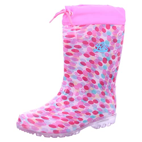 Lico Mädchen Power Blinky Gummistiefel, Pink/ Rosa/ Türkis, 27 EU von Lico