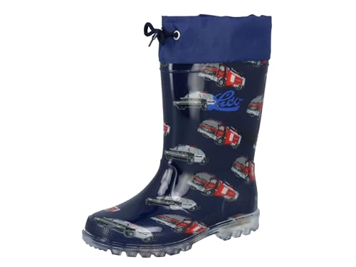 Lico Jungen Powerlight W Blinky Gummistiefel, Marine Rot Blau, 31 EU von Lico