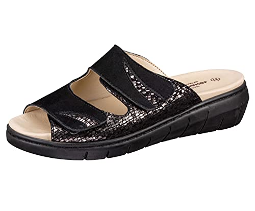 Lico Rebecca Comfort Damen Slipper, schwarz, 38 EU von Lico