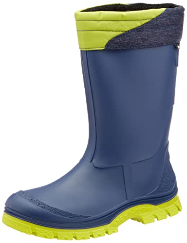 Lico Robby Jungen Gummistiefel, Blau/ Lemon, 27 EU von Lico