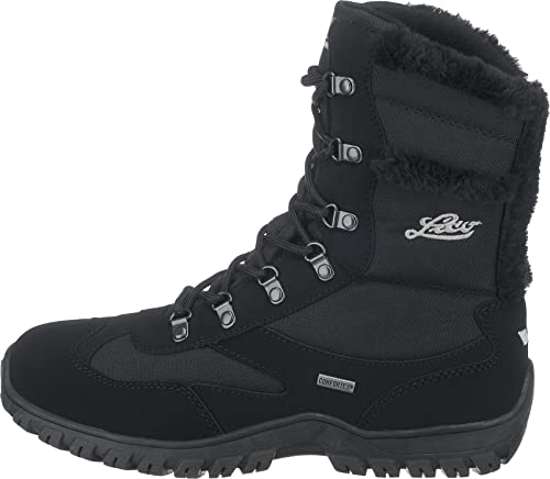 Lico SASKIA Damen Schneestiefel, Schwarz/ Grau, 42 EU von Lico