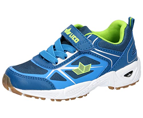 Lico Salford VS Sneaker, Petrol/blau/Lemon, 31 EU von Lico