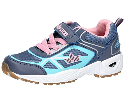 Lico Salford Vs Sneaker, Grey, Pink, Turquoise, EU 38 (5 UK) von Lico