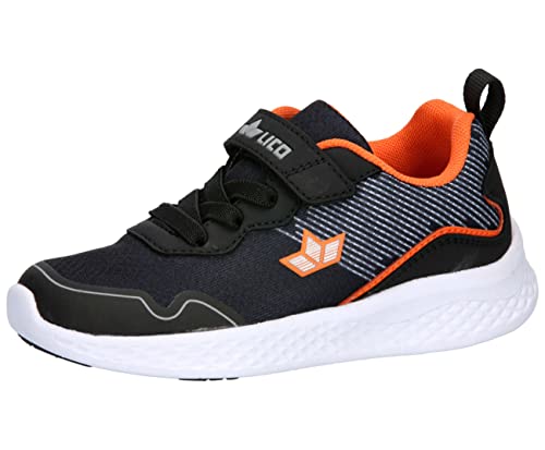 Lico Serent VS Sneaker, schwarz/orange, 30 EU von Lico