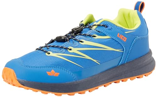 Lico Jungen Unisex Kinder Sheffield Trekkingsschuhe, Blau/Lemon/Orange, 27 EU von Lico