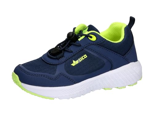 Lico Unisex Kinder Skylar Sneaker, Marine Lemon, 30 EU Lico Unisex Kinder Skylar Sneaker, Marine Lemon, 30 EU von Lico