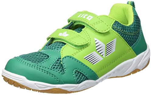 Lico Sport V Hallenturnschuhe, grün/Lemon/weiß, 29 EU von Lico