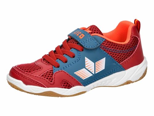 Lico Sport VS Hallenturnschuhe, Rot/Petrol/Orange, 41 EU Lico Sport VS Hallenturnschuhe, Rot/Petrol/Orange, 41 EU von Lico