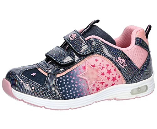 Lico Mädchen Starlet V Blinky Sneaker, marine/rosa, 30 EU von Lico