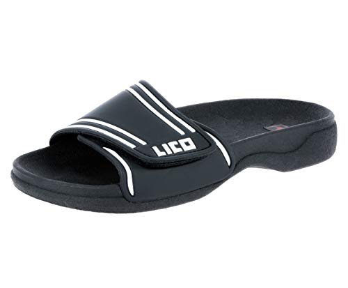 Lico SUN V Damen Badeschuhe, Schwarz/ Weiß, 38 EU von Lico