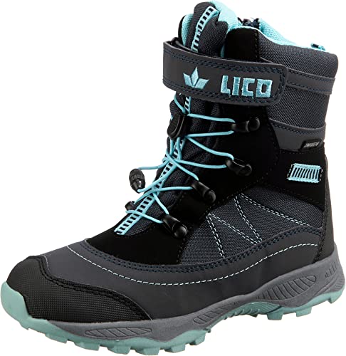 Lico Unisex Kinder Sundsvall Vs Schneestiefel, Marine Türkis, 30 EU von Lico