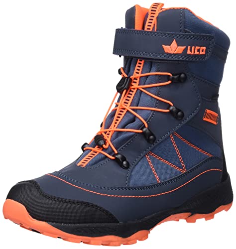 Lico Unisex Kinder Sundsvall Vs Schneestiefel, Petrol Orange, 37 EU von Lico