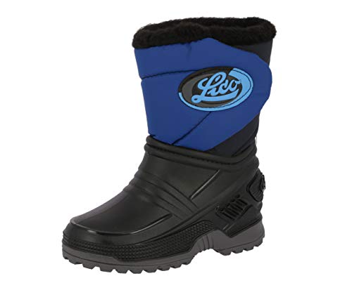 Lico TERRA Unisex Kinder Gummistiefel, Schwarz/ Blau, 26 EU von Lico