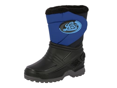 Lico TERRA Unisex Kinder Gummistiefel, Schwarz/ Blau, 28 EU von Lico