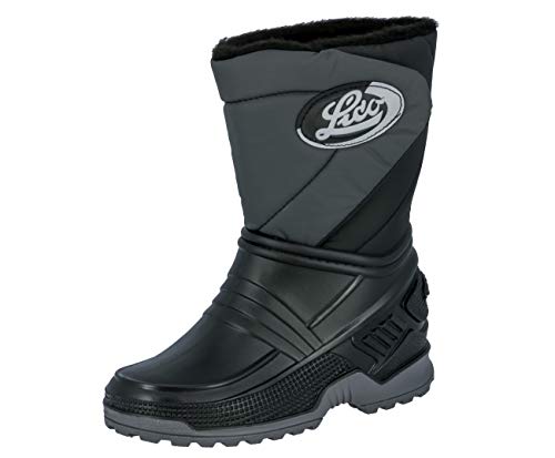 Lico TERRA Unisex Kinder Gummistiefel, Schwarz/ Grau, 26 EU von Lico