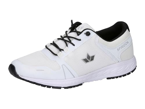 Lico Unisex Basildon Sneaker, Weiss/Schwarz, 39 EU Lico Unisex Basildon Sneaker, Weiss/Schwarz, 39 EU von Lico