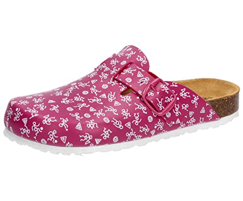 Lico Unisex Bioline Clog Print Pantoletten Lico Unisex Bioline Clog Print Pantoletten von Lico