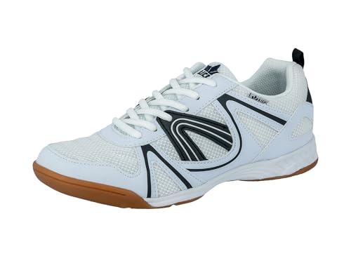 Lico Herren Fit Indoor Hallenturnschuh, Weiß Marine, 36 EU von Lico