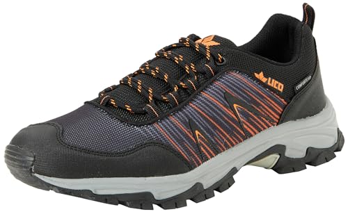 Lico Unisex Gander Traillaufschuhe, schwarz/Marine/orange, 37 EU von Lico