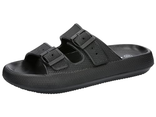 Lico Unisex Hawaii Badesandalen, Schwarz Velcro, 37 EU von Lico