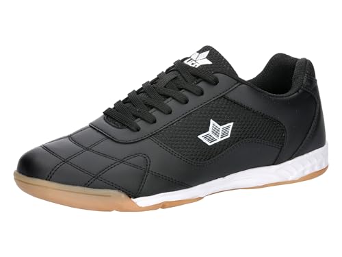 Lico Unisex Jaime Indoor Hallenturnschuhe, Schwarz/Weiss, 43 EU Lico Unisex Jaime Indoor Hallenturnschuhe, Schwarz/Weiss, 43 EU von Lico