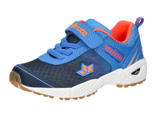 Lico Unisex Kinder Barney Vs Sneaker, Marine Blau Orange, 35 EU von Lico