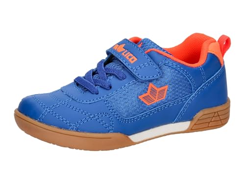 Lico Unisex Kinder Bernie V Hallenturnschuhe, Blau Orange, 40 EU von Lico