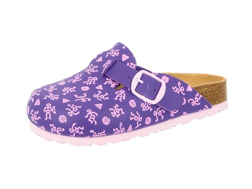 Lico Unisex Kinder Bioline Clog Kids Pantoletten, Lila Rosa, 32 EU von Lico