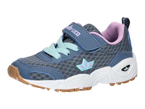 Lico Unisex Kinder Bronte Vs Hallenturnschuhe, Grau Lila Türkis, 40 EU von Lico