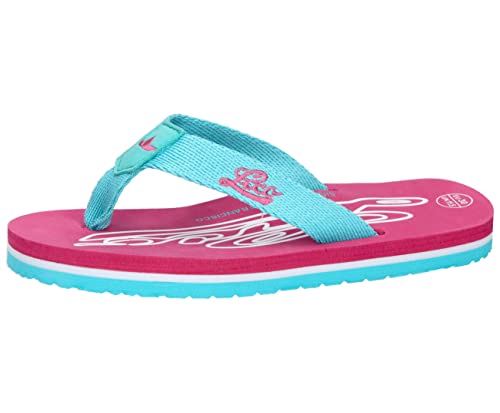Lico Unisex Kinder Flamenco Flipflops, Türkis Pink Weiß, 35 EU Lico Unisex Kinder Flamenco Flipflops, Türkis Pink Weiß, 35 EU von Lico