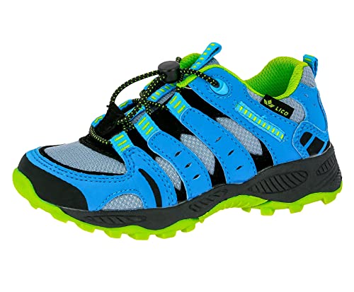 Lico Unisex Kinder Fremont Trekking-& Wanderhalbschuhe, Grau Blau Lemon, 26 EU von Lico