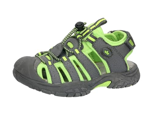 Lico Unisex Kinder Nimbo Sandalen, Grau Lemon, 34 EU von Lico