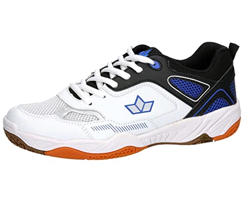 Lico Unisex Sprint Indoor Hallenturnschuh, Weiss schwarz blau, 40 EU von Lico