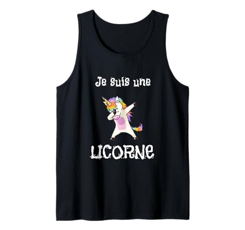 Je Suis UNE Einhorn Beau Dab Design für Mädchen & Damen Tank Top Je Suis UNE Einhorn Beau Dab Design für Mädchen & Damen Tank Top von Licorne Style