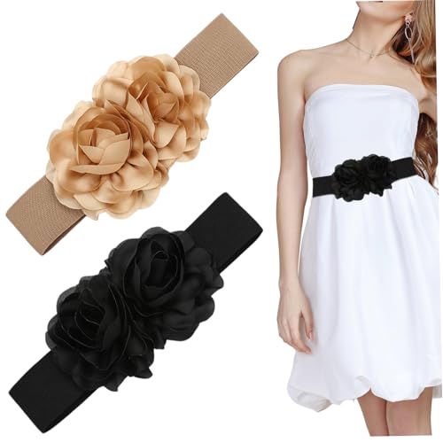 2-teiliger Korsettgürtel eleganter elastischer Taillengürtel Doppelblüte für Damen 2-teiliger Korsettgürtel eleganter elastischer Taillengürtel Doppelblüte für Damen von Licsaliwe