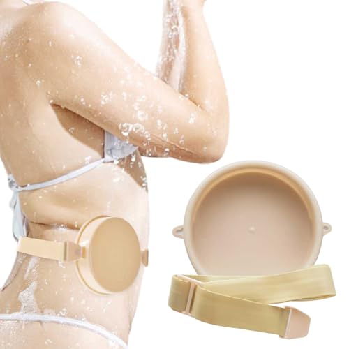 Kolostomiezubehör Stomabeutelabdeckungen wasserdicht verstellbar abnehmbar auslaufsicher Stomabeutelabdeckungen für Frauen und Männer Stoma- Kolostomie- und Ileostomiedusche von Licsaliwe