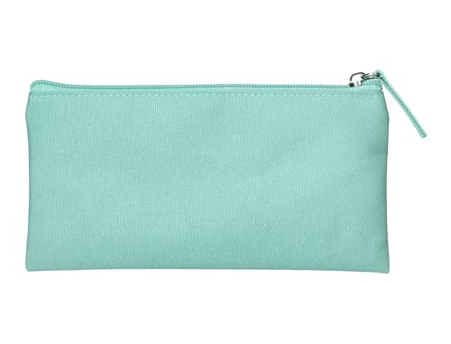 Liderpapel Flaches Federmäppchen, breit, mit Reißverschluss, 200 x 100 mm, Apfelgrün., Grüner Apfel, Hilfsmäppchen von Liderpapel