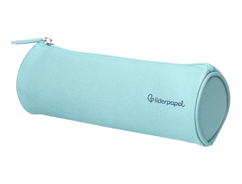 Liderpapel Klassisches Federmäppchen, zylindrisch, Breite 210 x 70 mm, Himmelblau, Himmelblau, Hilfsmäppchen von Liderpapel