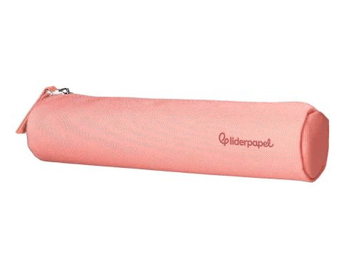 Liderpapel Schlankes Federmäppchen, zylindrisch, 220 x 45 mm, Rosa., Rosa, Hilfsmäppchen von Liderpapel