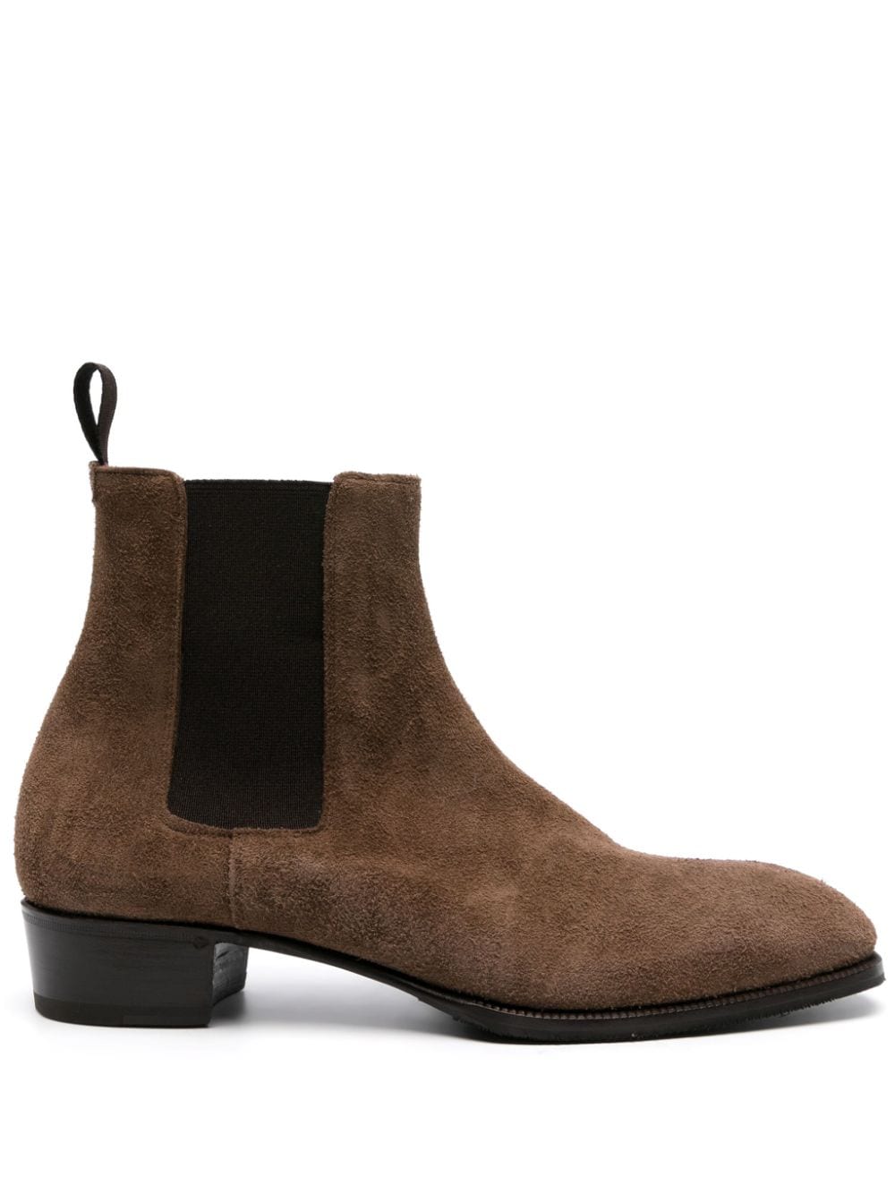 Lidfort Chelsea-Boots aus Wildleder 40mm - Braun von Lidfort