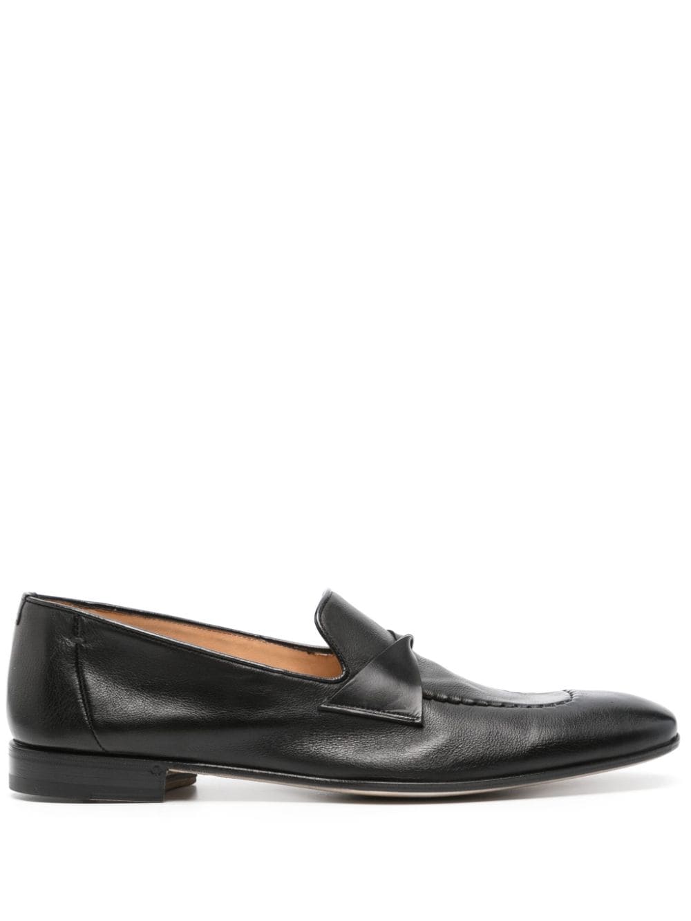 Lidfort Loafer mit Twist-Detail - Schwarz von Lidfort