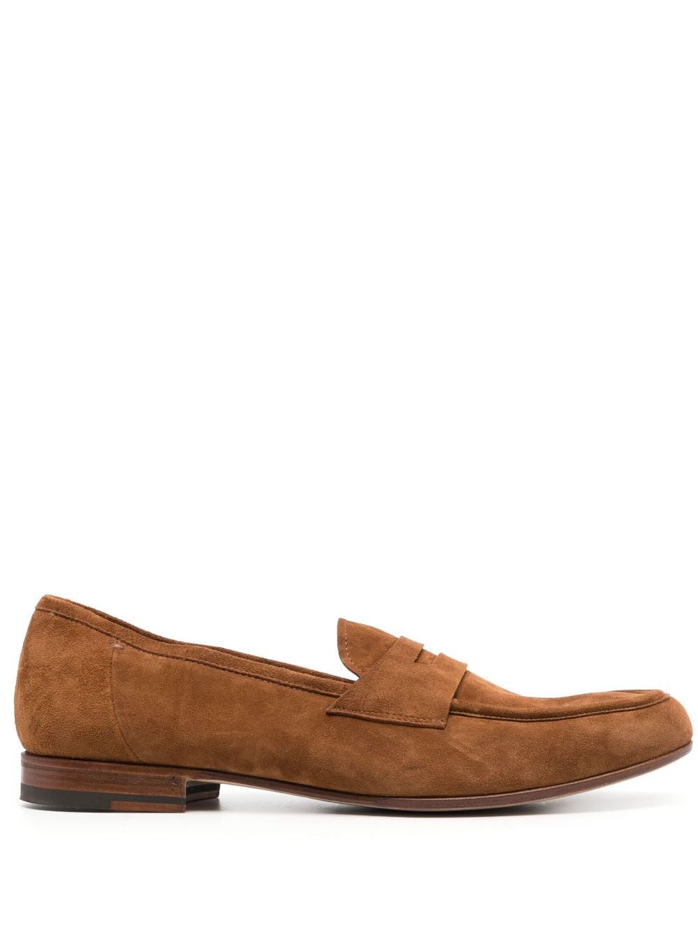 Lidfort Loafer aus Wildleder - Braun von Lidfort