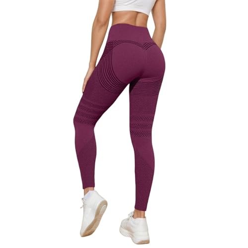 Anti Cellulite Leggings für Damen - Booty Scrunch Leggins Damen Schwarz High Waist Push Up Kompressions Leggings Sport Yoga Kompressionsleggins Gym Anticellulite Kompressionshose von Lidssacde