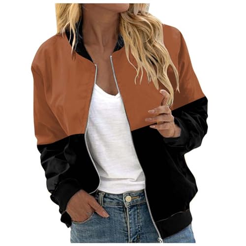 Jacke Damen Übergangsjacke Leichte Softshelljacke Sommerjacke Steppjacke Damen-Jacken Übergangsjacke Wasserdicht Atmungsaktiv Frühling Laufjacke Herbstjacke Windbreaker Blouson Damen von Lidssacde