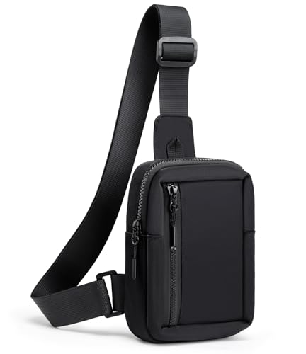 Lidxfeo Anti-Diebstahl Sling Schultertasche, Wasserfeste Crossbody Tasche Klein, Multi-Pocket Brusttasche Herren, für Wandern, Reisen, Joggen usw Lidxfeo Anti-Diebstahl Sling Schultertasche, Wasserfeste Crossbody Tasche Klein, Multi-Pocket Brusttasche Herren, für Wandern, Reisen, Joggen usw von Lidxfeo